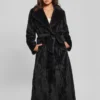 Ada Longline Faux-Fur Coat
