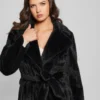 Ada Longline Faux-Fur Coat