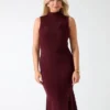 Adwoa Mock-Neck Dress
