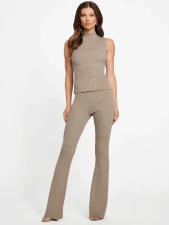 Agathe Mock Neck Sweater Top
