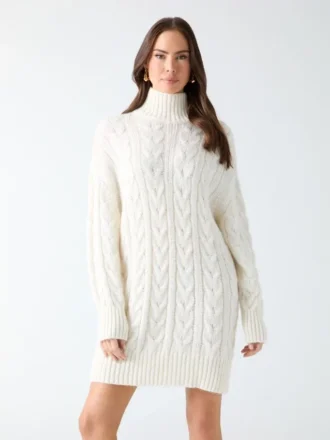 Aida Maxi Cable-Knit Sweater