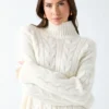 Aida Maxi Cable-Knit Sweater