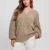 Aki Chenille Cable-Knit Sweater