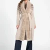 Akilah Faux Fur-Trim Longline Cardigan