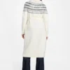 Akilah Faux Fur-Trim Longline Cardigan