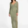Alba Pointelle Maxi Dress