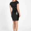 Alienor Faux-Leather Dress