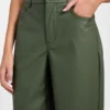 Alix Faux-Leather High-Rise Straight Pants