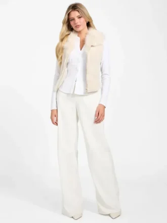 Amari Faux-Fur Zip Vest