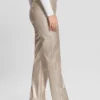 Ambra Metallic Faux-Leather Pants