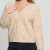 Amelia Pointelle Cardigan