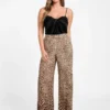 Amy Printed Satin Pant