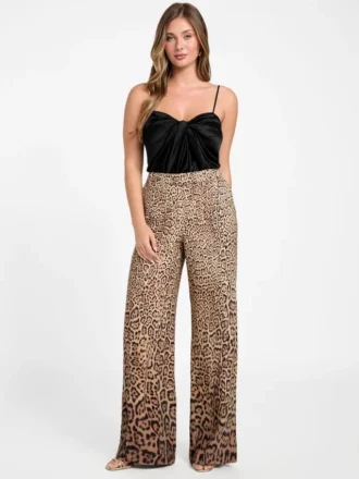 Amy Printed Satin Pant