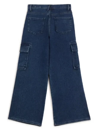 Angelique Wide-Leg Cargo Jeans (7-16)