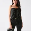 Aretha Satin Twisted Top