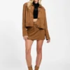Aria Faux-Suede Jacket