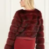 Arielle Cropped Faux-Fur Jacket