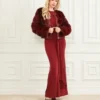 Arielle Cropped Faux-Fur Jacket