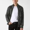 Austin Slub Zip-Up Cardigan