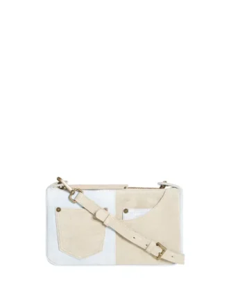 Baguette Denim Shoulder Bag