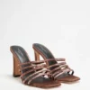 Baguette Rhinestone Mule