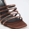 Baguette Rhinestone Mule