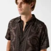 Baroque Border Print Shirt