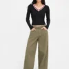 Barrel Twill Pants