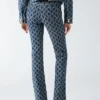 Bea Monogram Denim Pant