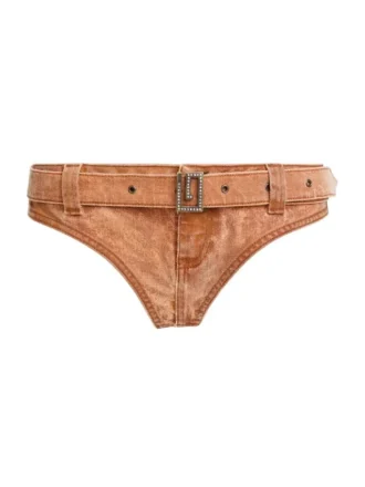 Belted Denim Panty