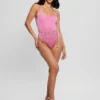 Belted One-Piece Swimsuit