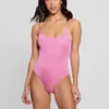 Belted One-Piece Swimsuit