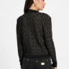 Billie Monogram Cardigan Sweater