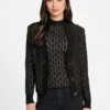 Billie Monogram Cardigan Sweater
