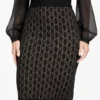 Billie Monogram Sweater Skirt