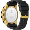 Black Chronograph Silicon Watch