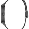 Black Mesh Analog Watch