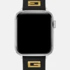 Black Silicon 42-44 Mm Band for Apple Watch®