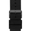 Black Silicone Analog Watch