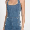 Blair Halter Denim Jumpsuit