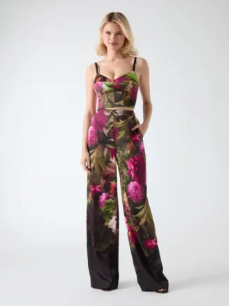 Blossom Satin Corset Top