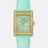 Blue Leather Analog Watch