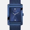 Blue Mesh Analog Watch