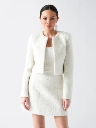 Boucla Away Sequin Jacket