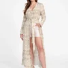 Britney Monogram Maxi Dress