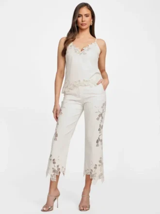 Brooke Crochet Floral Cami Top