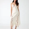 Brooke Crochet Floral Midi Dress