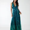 Bryce Pleated Ombra Dress