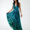 Bryce Pleated Ombra Dress