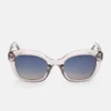 Bubble Cat-Eye Plastic Sunglasses